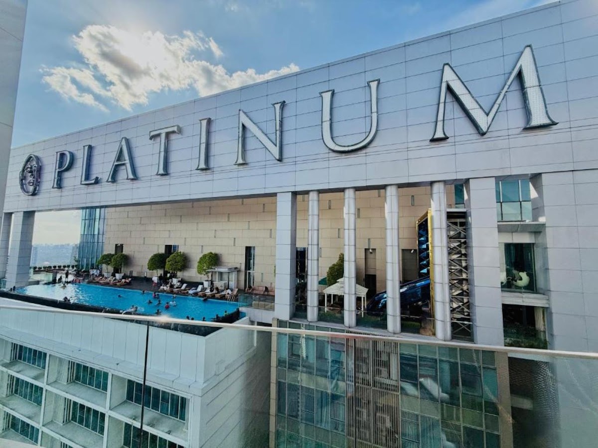 The platinum KLCC by moonlight