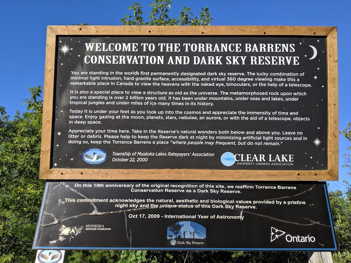 Torrance Barrens Dark-Sky Preserve