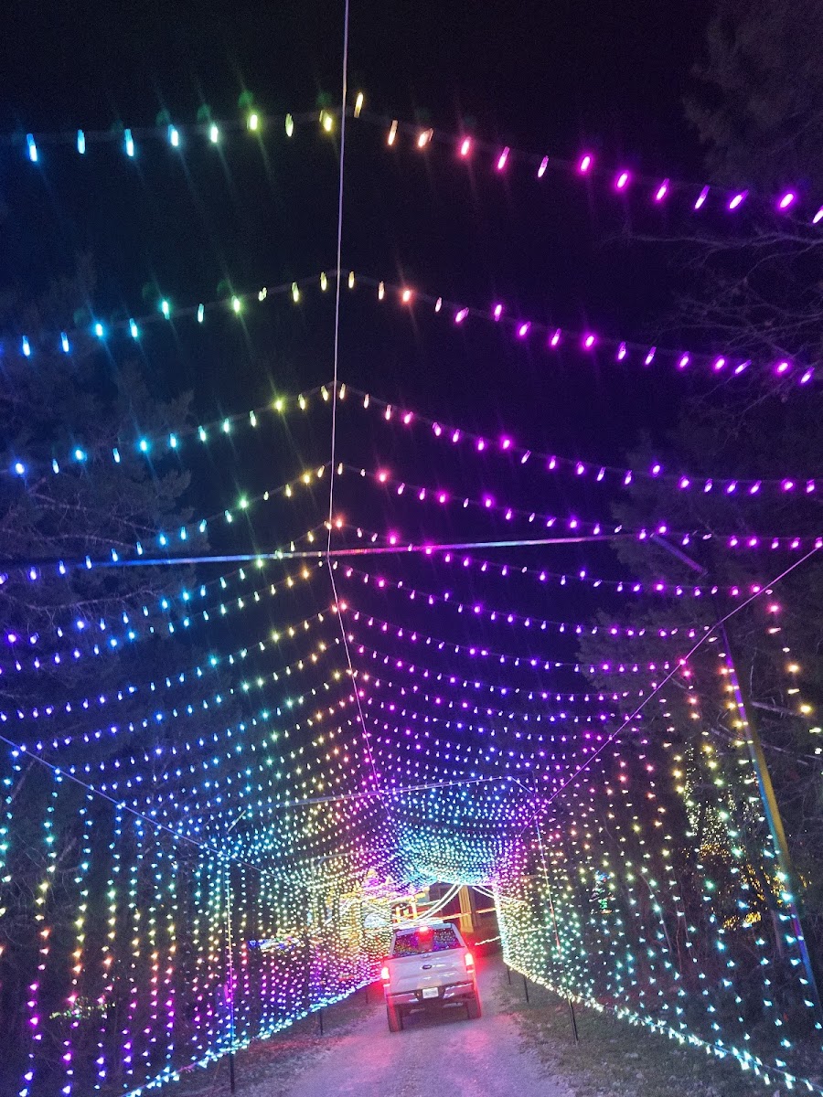 Santa's Ranch Drive Thru Christmas Light Park