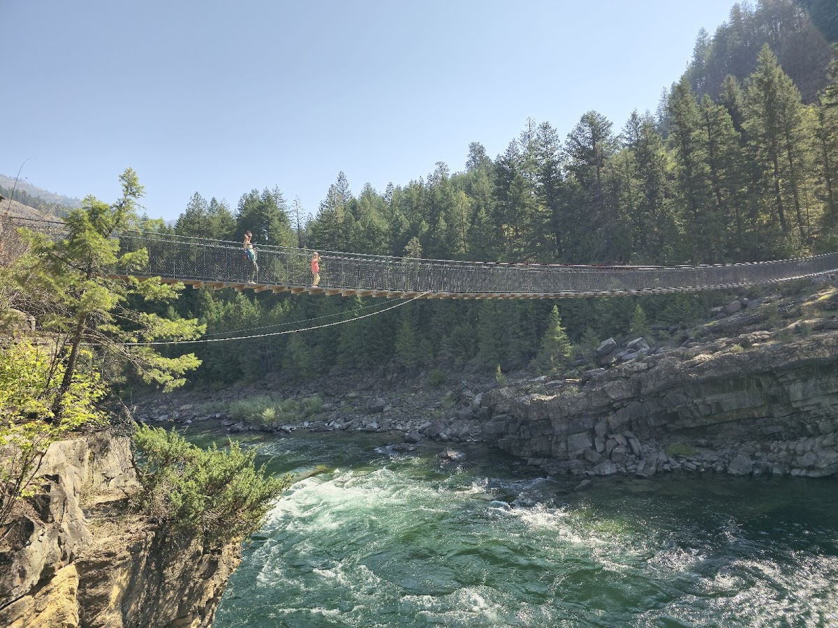 Kootenai Falls Suspension Bridge
