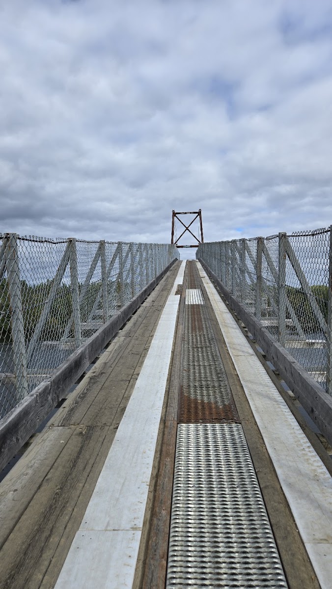 Manicouagan River Snowmobile Bridge