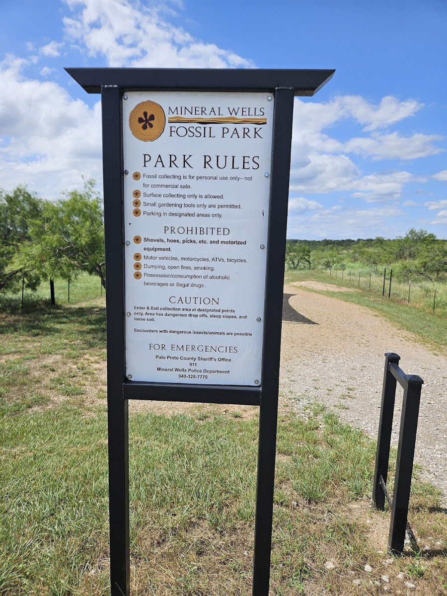 Mineral Wells Fossil Park