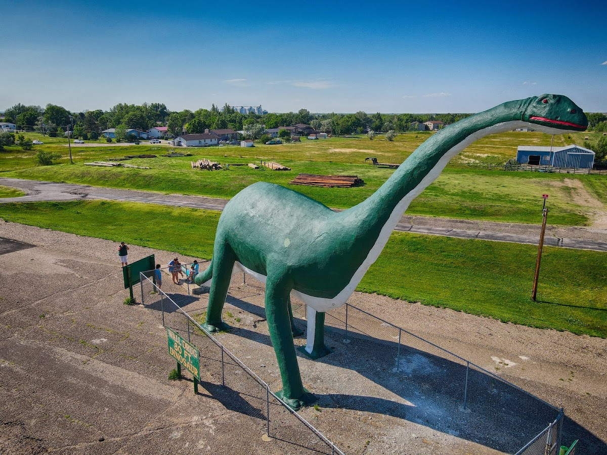 Wall Drug 80ft Dinosaur Advertisement
