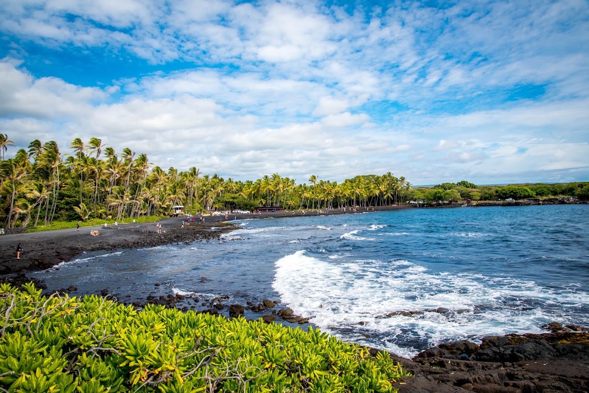 Punaluu Black Sand Beach