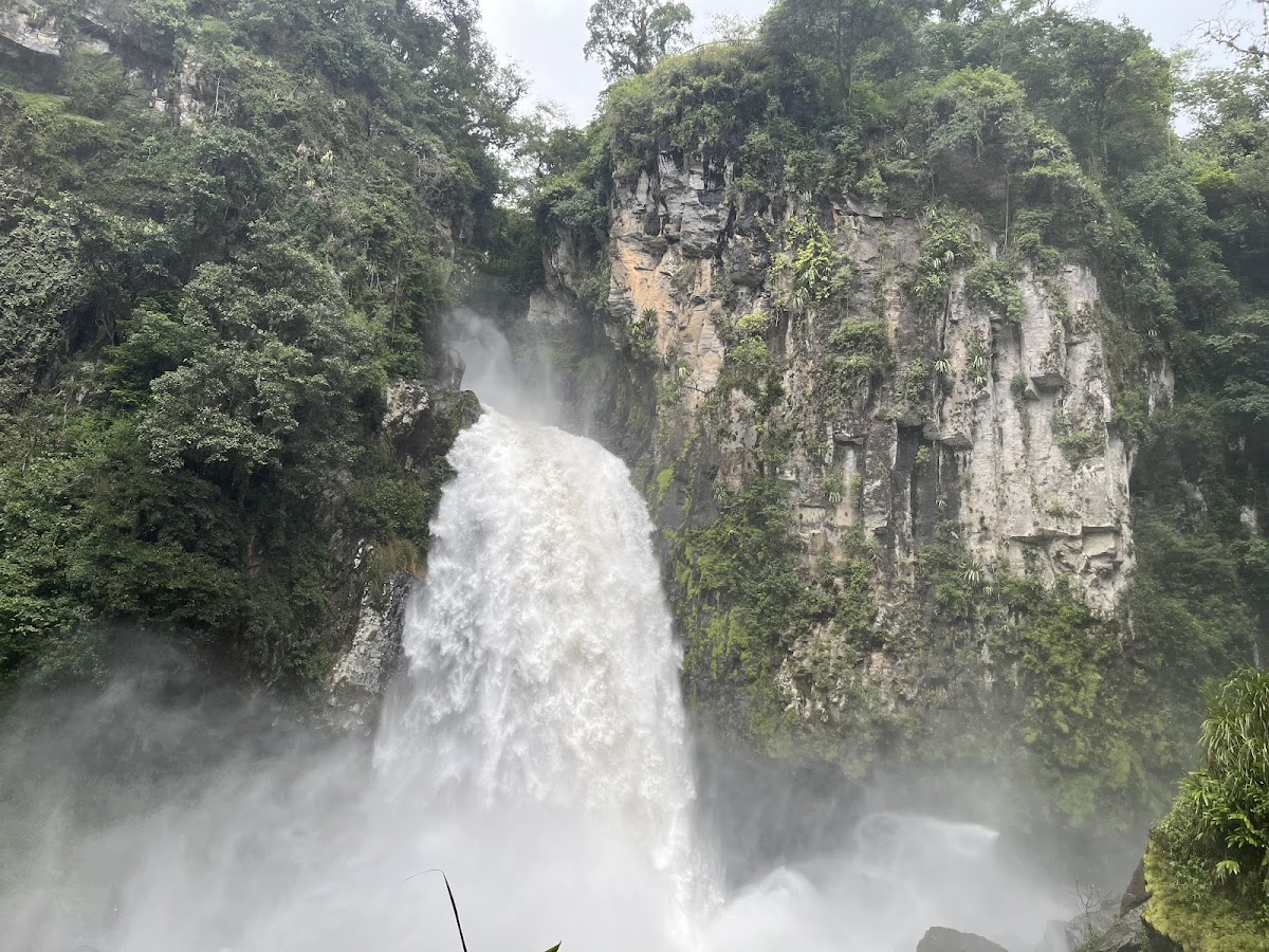Hidden waterfall