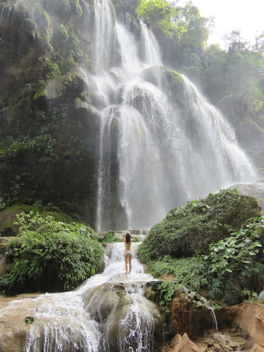 Cañón Río La Venta, cascada El Aguacero