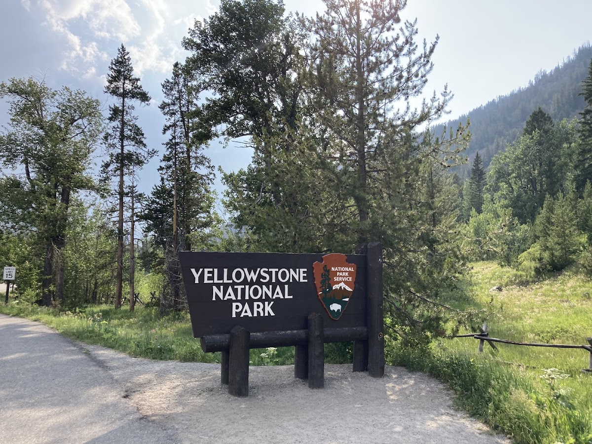 Yellowstone National Park sign / East Entrance