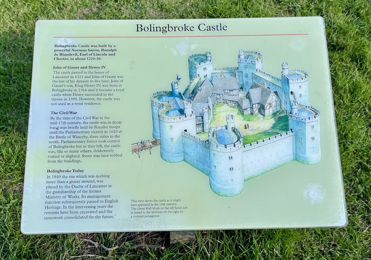 English Heritage - Bolingbroke Castle