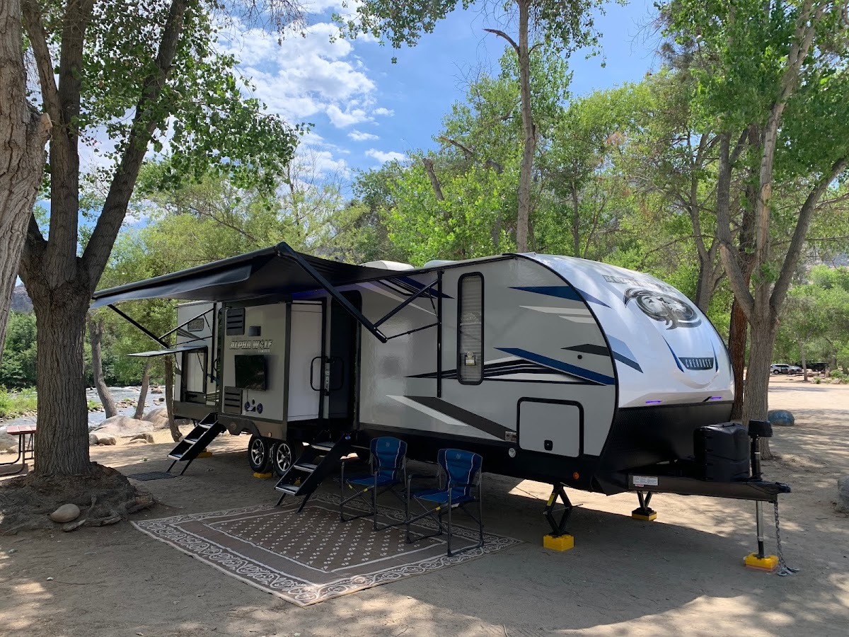 Camping on the Kern Vacation Trailers