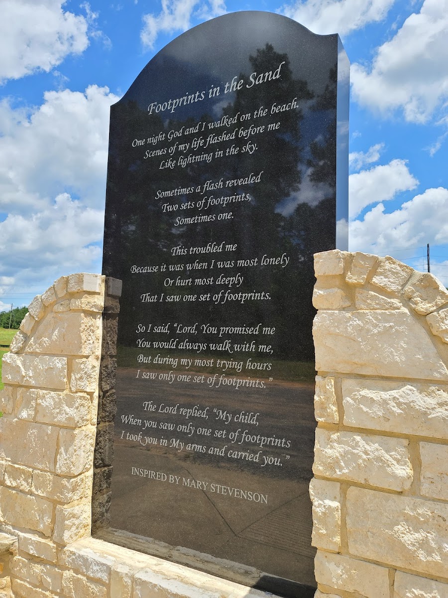 Footprints in the Sand Monument