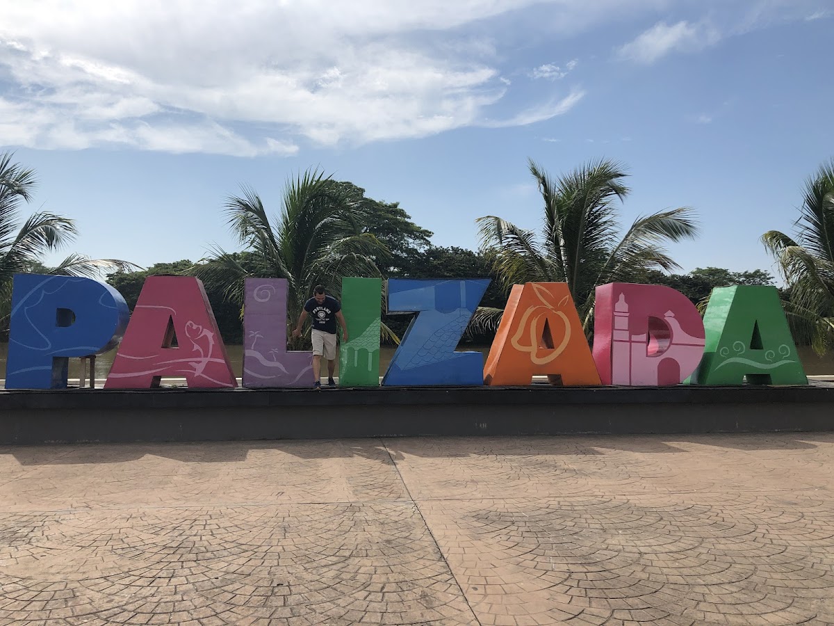 Letras monumentales: Palizada - Pueblo Mágico